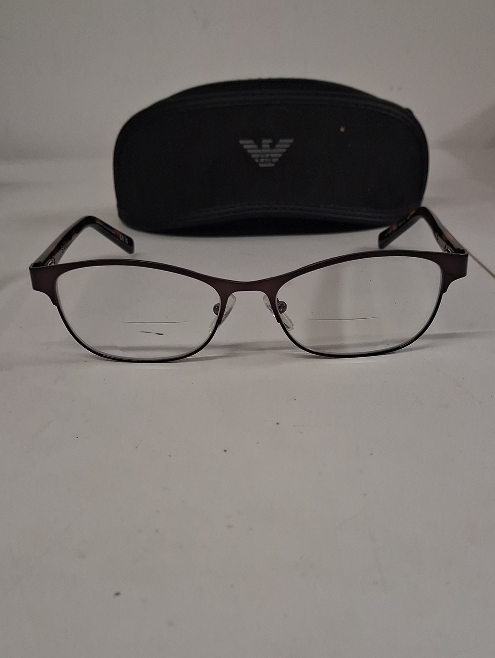 NWOT Womens Rxable Armani Exchange AX1010 Eyeglass Frames Brown Tortoiseshell